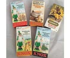 5er Set Knox Räucherkerzen (A): Weihrauch-Sandelholz, Caffe Latte, Lemmon, Waldhonig, Weihrauch-Myrrhe