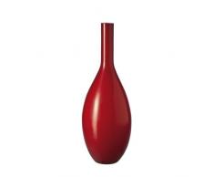 Leonardo Vase Beauty, bauchige Deko-Vase, handgefertigtes Unikat, Blumen-Vase aus rot durchgefärbtem Glas, 65 cm, 040654