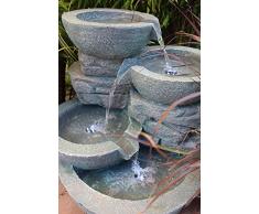 Springbrunnen Cascades mit LED-Beleuchtung Gartenbrunnen Zimmerbrunnen