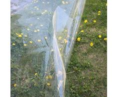 TOLKO Klarsicht-Folie | 0,2 mm dick Oeko-Tex Qualität | Stabil flexibel Wasserdicht | 137cm Breit für Innen und Außenbereich Meterware Transparent Klar Durchsichtig Kunststofffolie Fensterfolie (0,2 mm dick)