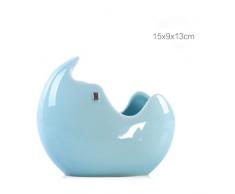 JFHGNJ Saftiger Blumentopf kreative Keramikvase Innenhydroponik Kleiner Blumentopf grüne Pflanzenvase Garten Wohnkultur Zubehör-Großer A03