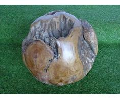 Palmenst. Teakholzkugel Bumi massiv, Circa 40cmx (907910180)