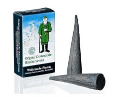 Crottendorfer Riesen Räucherkerzen Weihrauch, 4 Stück