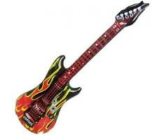 10 Stück Fasching Luft - Gitarre Flammengitarre ca. 100cm