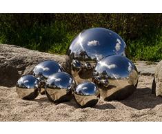 Köhko Dekokugel 4-150 cm poliert aus hochwertigem Edelstahl 10 cm Gartenkugel Edelstahlkugel Schwimmkugel