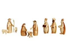 Rudolphs Schatzkiste Weihnachtsdekoration Krippenfiguren Natur Höhe 5,5cm NEU Weihnachten Christi Geburt Holz Seiffen Erzgebirge Holzdekoration Holzkunst Dekoration Figuren