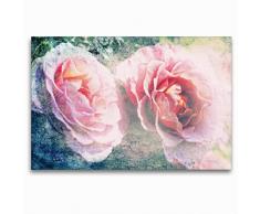 Premium Textil-Leinwand 120 x 80 cm Quer-Format Rosen Romantik - Sehnsucht | Wandbild, HD-Bild auf Keilrahmen, Fertigbild auf hochwertigem Vlies, Leinwanddruck von Martina Cross