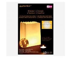 Lichtertüte Kreativ, Deko Set, 16x11x11cm, 10 Stk.