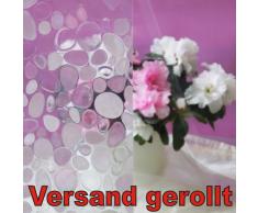Fensterfolie 150x45cm Kiesel Sichtschutzfolie statische Folie Dekorfolie