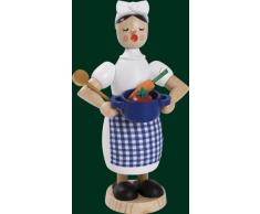 Räucherfrau Rauchfrau Erzgebirge Richard Glässer Seiffen Köchin, 02609