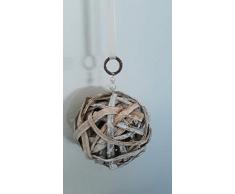 Fensterdeko Weidenkugel zum Hängen Türdeko Wohndeko Landhaus Stil