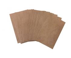 100 Stück kleine braune Papiertüten Geschenktüten 10,5 x 15 cm (+ 2 cm Lasche) Tütchen für Gastgeschenke, zum Adventskalender basteln, Schmucktütchen, Freudentränen, Sämereien Kraftpapier