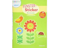 Fenster-Sticker Blumenwiese: Mit 30 Folien-Stickern!