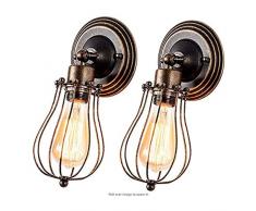 Treppenhaus Led Wandleuchte Verstellbare Lampe Industrielle Wandkerzenleuchter Retro Beleuchtung Antik Draht Metallkäfig Öl Wandleuchte Edison Style Antik Vintage Retro Lampe Innen Und Außen