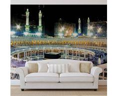 Mekka - Forwall - Fototapete - Tapete - Fotomural - Mural Wandbild - (3336WM) - XXXL - 416cm x 254cm - VLIES (EasyInstall) - 4 Pieces