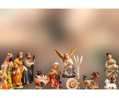 BTV Batovi 21 -TLG. Set Historische Premium-Krippenfiguren, ÖLBAUM 9 cm hoch - KFK-MDS-mit