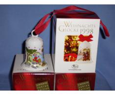 Hutschenreuther Weihnachtsglocke 1998*Rarität, Porzellanglocke, Anhänger, Baumanhänger, Baumschmuck