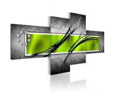 Bild auf Leinwand + 4 TEILIG + Abstrakt + Wandbilder 051472 + 100x46 cm +++ RIESEN BILDER KUNSTDRUCK WANDBILDER AUSWAHL IN UNSEREM HAENDLERSHOP +++