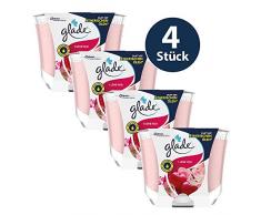 Glade (Brise) Langanhaltende Duftkerze im Glas, I Love You (Dankeschön), bis zu 39 Stunden Brenndauer, 4er Pack (4 x 224g