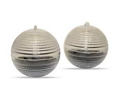 Solar-Dekokugel 2er Set tolle Dekoration für Streucher und Büsche aufhängen und genießen