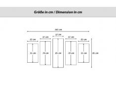 Bild auf Leinwand - Leinwandbilder - fünf Teile - Breite: 160cm, Höhe: 85cm - Bildnummer 0210 - fünfteilig - mehrteilig - zum Aufhängen bereit - Bilder - Kunstdruck - EA160x85-0210