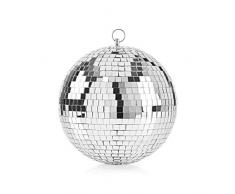 TronicXL 20cm Premium Glitzer Spiegelkugel Spiegelball Spiegel Kugel Ball Disco Beleuchtung