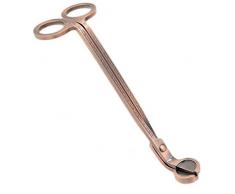 Haodou Candle Dochtschere Schere Kerzenlöscher Retro Kupfer Kerze Löschen Werkzeug Kerzen Dochtlöscher Dochtschere Löschhütchen (Roségold)