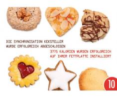 10er-Pack: Postkarte A6 +++ WEIHNACHTEN von modern times +++ SYNCHRONISATION KEKSTELLER +++ WILD THINK