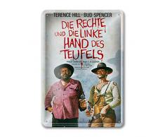 Bud Spencer® - Filmplakat/Die rechte und die Linke Hand des Teufels - Blechschild (30X23cm)