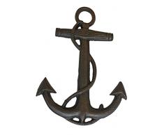 Fachhandel Plus Wanddeko Anker Wandornament Maritime Deko Wandschmuck Wandbild Wandgestaltung 20,5 x 15 cm