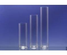 Sandra Rich Glas Vase Cyli Höhe ca. 30 cm, Ø 10 cm (1 Stück)