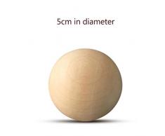 cuffslee Holzkugeln Holzkugeln Zum Basteln Dekoration Hölzerne Runde Kugel Manuelle DIY Zubehör Solide
