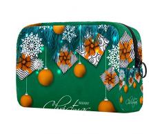 Personalisierbare Make-up-Pinsel-Tasche, tragbare Kulturtasche für Frauen, Handtasche, Kosmetik, Reise-Organizer, Lichterball