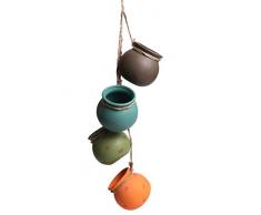 outflower 4 8,9 cm H Keramik Blumentopf Sukkulente Topf Antik Keramik Vase