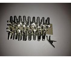 RIEDEL 36 Stück Baumkerzenhalter Silber Kerzenhalter Weihnachtsbaumkerzenhalter Puppenlicht Christbaumkerzenhalter mit Clip