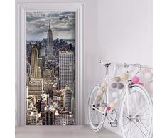 StickerProfis Türtapete selbstklebend TürPoster - Skyline New York - Fototapete Türfolie Poster Tapete