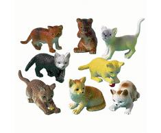 NEU Tierfiguren Katzen, 12 Stk.