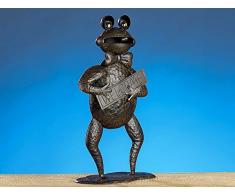 FROSCH Figur Welcome zum Stellen aus Metall, 45cm