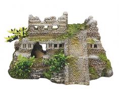 Nobby Aqua Ornaments MAYA RUINE mit Pflanzen 21,7 x 14,7 x 11,7 cm