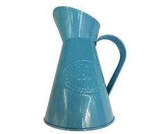 XYSQWZ Blumentopf, 1 Stück Metallvase Blumentöpfe Bunte Dekorative Eisenvase Pflanzenbehälter Balkon Garten Pflanzgefäß Wohnkultur Ornamente Handwerksgröße 7,5 * 10 * 15 cm Für Gartenbüro Im Innenhof