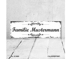 WERBEPUNKT. Vintage Shabby Nostalgie Holzschild Dekoschild Namensschild Türschild Haustür