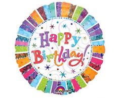 amscan 119980 - Folienballon Birthday, Spiel