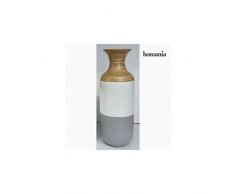 Grau-weiße bambusvase by Homania