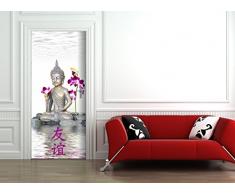 StickerProfis Türtapete selbstklebend TürPoster - ZEN BUDDHA - Fototapete Türfolie Poster Tapete