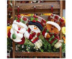 Fenverk Filz-Nikolausstiefel zum Befüllen und Aufhängen -Strumpf - Grün mit weihnachtlicher Stickerei/Nikolaus deko/Heitmann Deco/nikolausschuh/Candy Geschenktüte