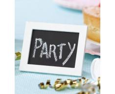 1x Tischkartenhalter Hochzeit - Kreidetafelrahmen creme - Tischkartenhalter, Platzkartenhalter, Namenskartenhalter,