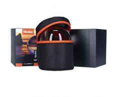 Rollei Lensball 90mm I Glaskugel I Kristallkugel I Foto-Kugel mit Aufbewahrungstasche & Mikrofaser Reinigungstuch für Glaskugel-Fotografie