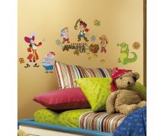 RoomMates RMK1778SCS RM - Disney Jake und Die Piraten Wandtattoo, PVC, Bunt, 29 x 13 x 2.5 cm