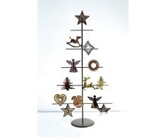 Gilde Metall Baumständer für Hänger matt schwarz L= 20 cm B= 58 cm H= 85cm cm