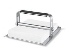 ZACK 22444 Purito Serviettenhalter mit Griff, Edelstahl matt